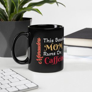 Caffeinated Baseball Mom Mug