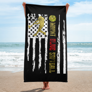 Mount Olive Softball Flag Towel