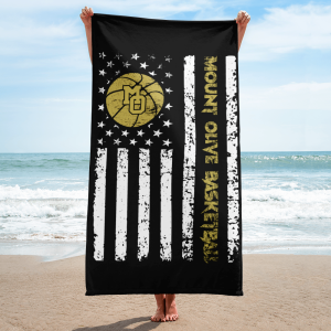 Mount Olive Basketball Flag Towel