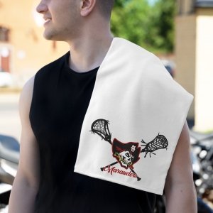 Marauders Lacrosse Rally Towel, 11x18 (White)