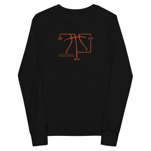 Eat. Sleep. Basketball. Youth Long Sleeve Tee