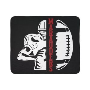 Marauders Football Sherpa Blanket