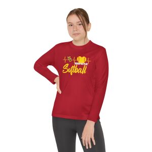 Mount Olive Youth Long Sleeve Tee - Born to Play Softball