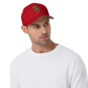 Mount Olive Closed Back Baseball Hat - Red