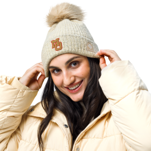 Mount Olive Columbia Pom-Pom Beanie
