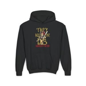 Marauder Nation Lady Pirate – ‘They Not Like Us’ Graphic Youth Hoodie