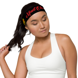 Marauders Headband (Softball) - Red on Black