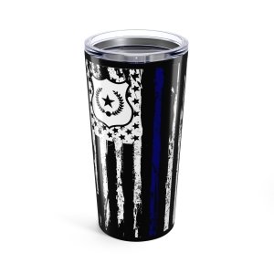 The Thin Line - Police/Law Enforcement - Tumbler 20oz Stainless Steel Cup