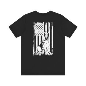 Pet Rescue - German Shepard Flag - Unisex T-Shirt