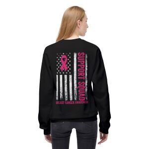 Support Squad - Breast Cancer Awareness Unisex Crewneck Sweatshirt