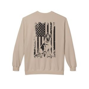 Pet Rescue - German Shepard Flag - Sweatshirt