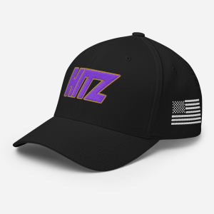 Hitz Closed Back Cap - Purple/Gold