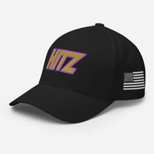 Hitz Closed Back Cap - Gold/Purple