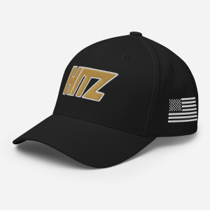 Hitz Closed Back Cap - Gold/White