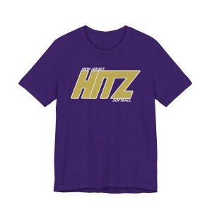 NJ Hitz Softball Gold Logo Tee